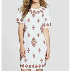 Michael Kors Embroidered Shift Dress